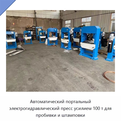 Автоматический портальный электрогидравлический пресс усилием 100 т для пробивки и штамповки
