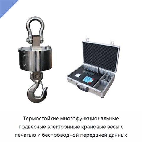 Термостойкие многофункциональные подвесные электронные крановые весы с печатью и беспроводной передачей данных