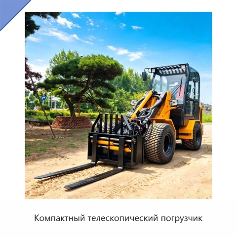 Компактный телескопический погрузчик