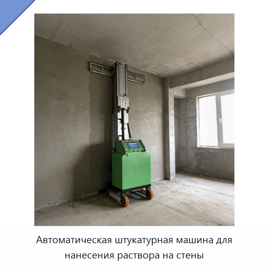 Автоматическая штукатурная машина для нанесения раствора на стены — Штукатурные машины