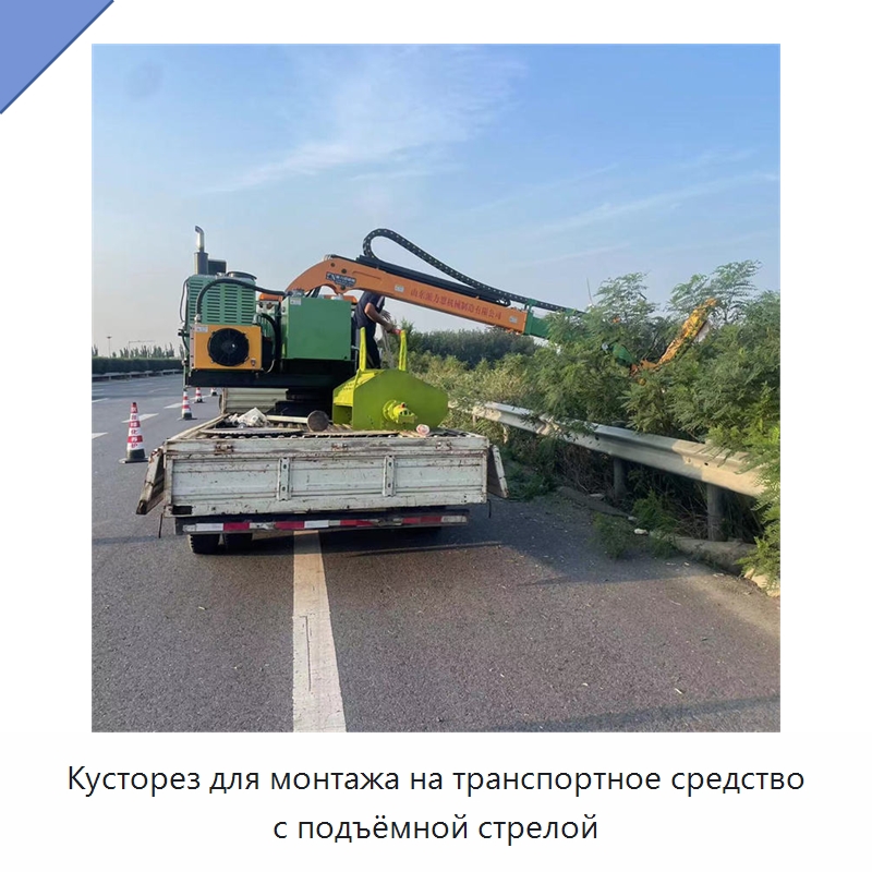 Кусторез для монтажа на транспортное средство с подъёмной стрелой — Специальная строительная техника