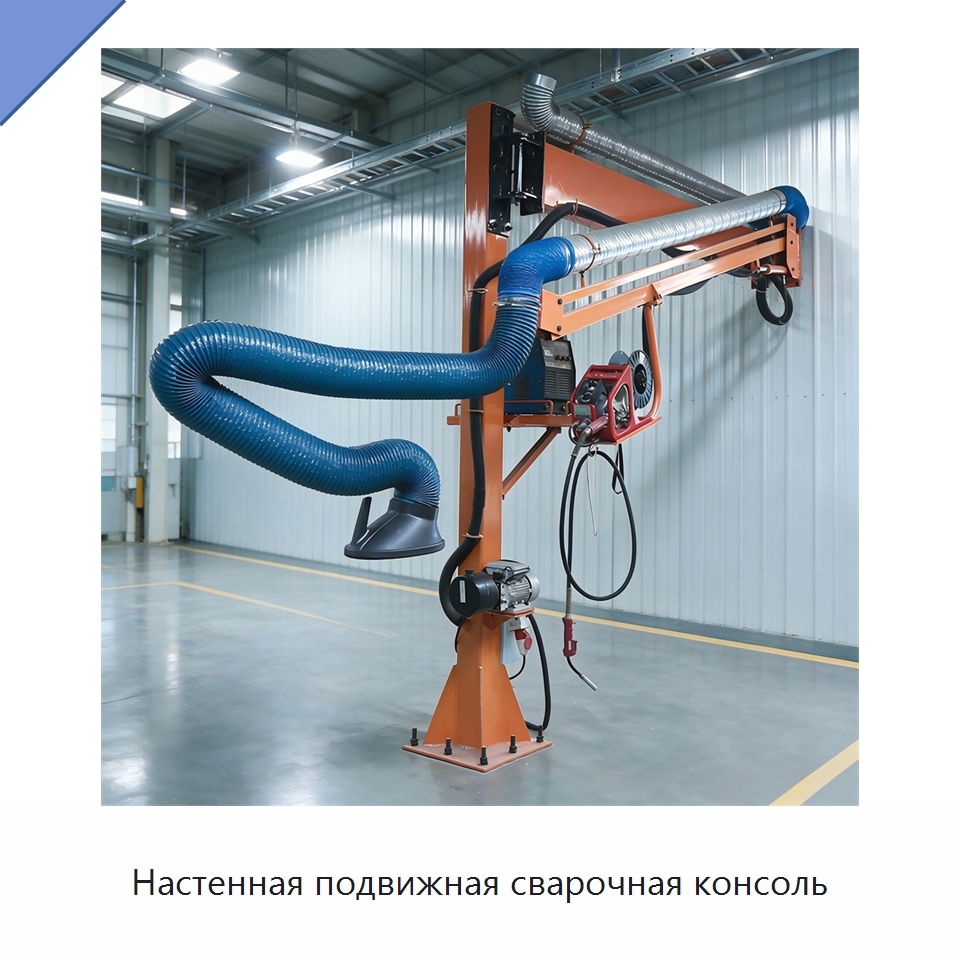 Настенная подвижная сварочная консоль — Сварочные принадлежности и вспомогательное оборудование