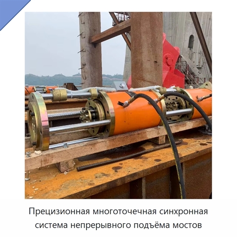 Прецизионная многоточечная синхронная система непрерывного подъёма мостов