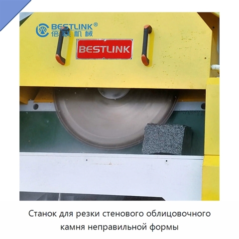 Станок для резки стенового облицовочного камня неправильной формы