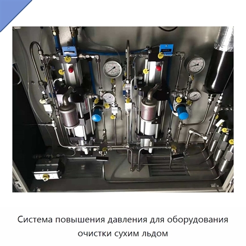 Система повышения давления для оборудования очистки сухим льдом