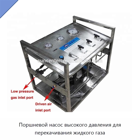 Поршневой насос высокого давления для перекачивания жидкого газа
