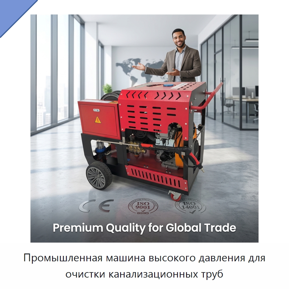 Промышленная машина высокого давления для очистки канализационных труб — Аппараты высокого давления