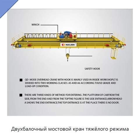 Двухбалочный мостовой кран тяжёлого режима