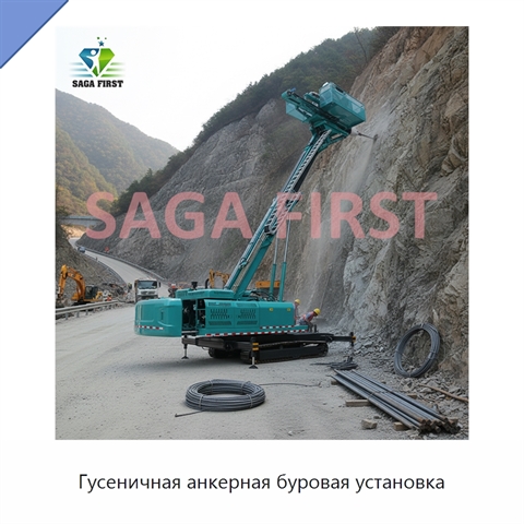 Гусеничная анкерная буровая установка