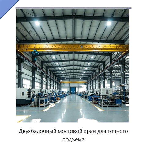 Двухбалочный мостовой кран для точного подъёма