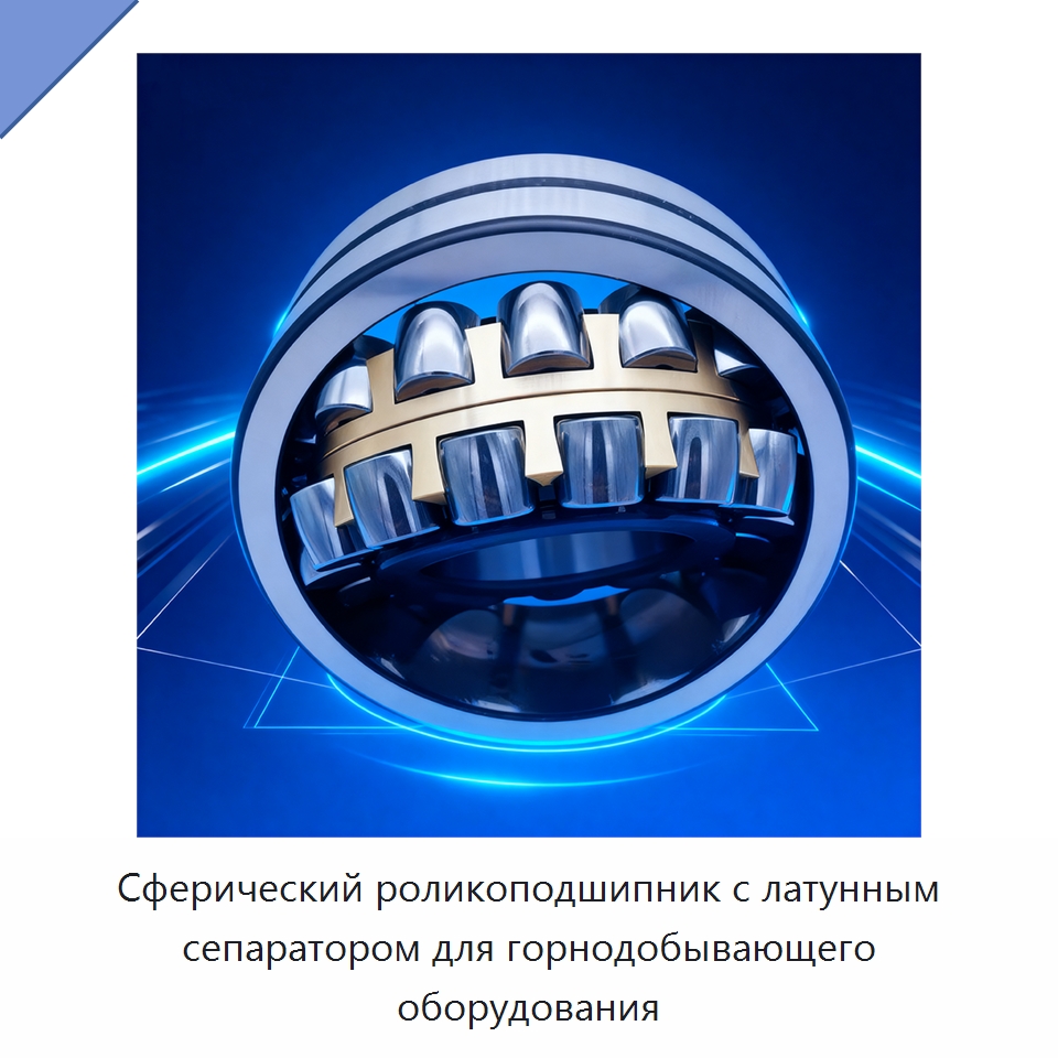 Сферический роликоподшипник с латунным сепаратором для горнодобывающего оборудования — Горнодобывающее оборудование