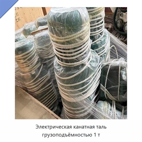 Электрическая канатная таль грузоподъёмностью 1 т