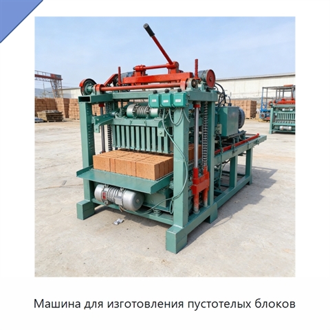 Машина для изготовления пустотелых блоков