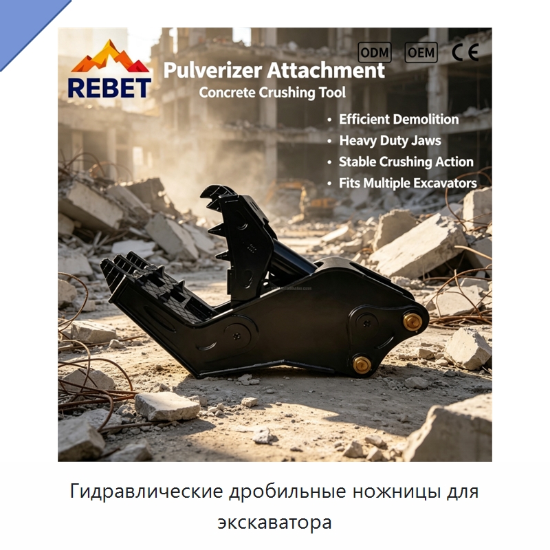 Гидравлические дробильные ножницы для экскаватора — Навесное оборудование для строительной техники