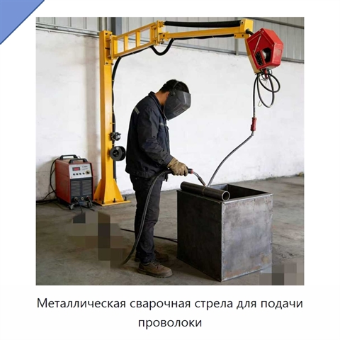 Металлическая сварочная стрела для подачи проволоки