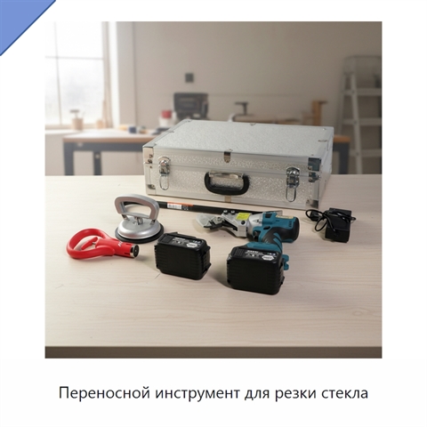 Переносной инструмент для резки стекла
