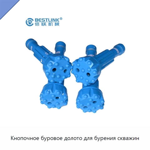 Кнопочное буровое долото для бурения скважин