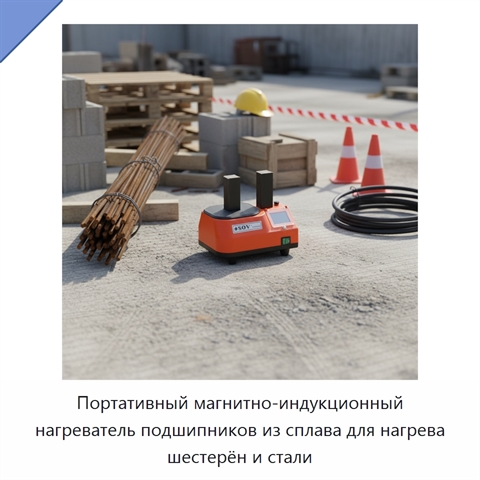 Портативный магнитно-индукционный нагреватель подшипников из сплава для нагрева шестерён и стали