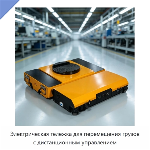 Электрическая тележка для перемещения грузов с дистанционным управлением