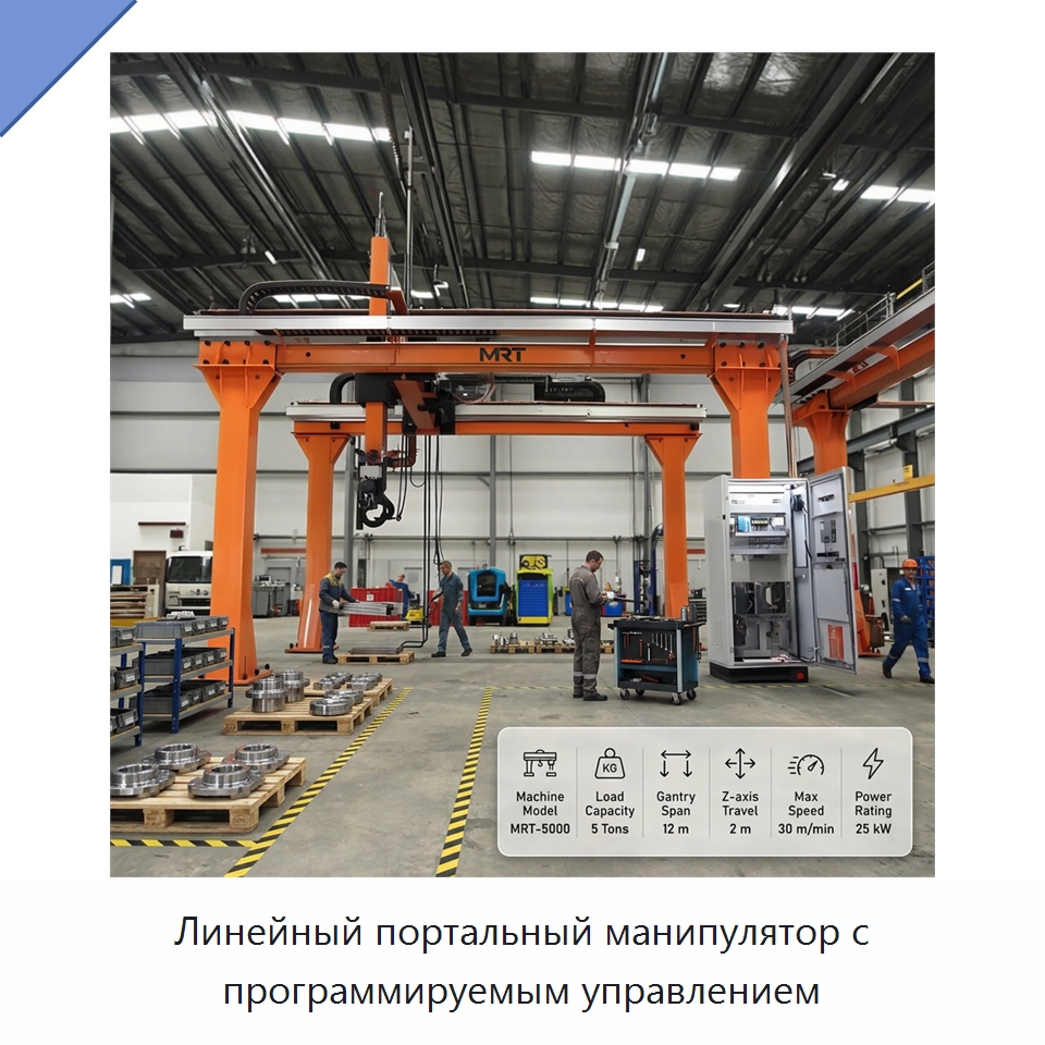 Линейный портальный манипулятор с программируемым управлением — Манипуляторы