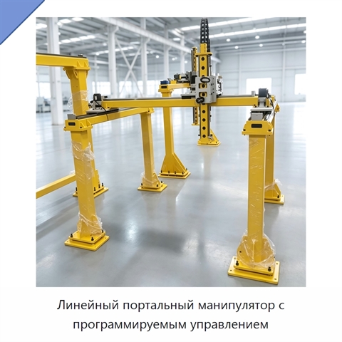 Линейный портальный манипулятор с программируемым управлением