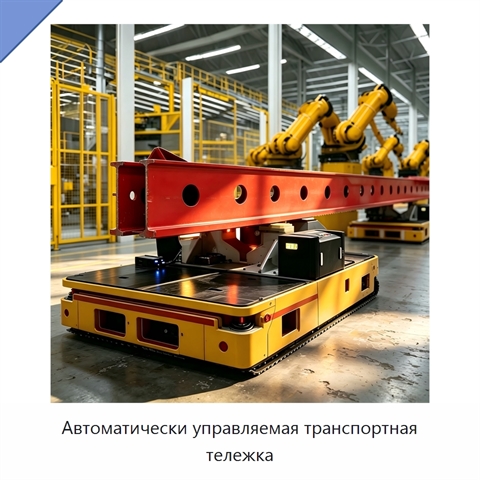 Автоматически управляемая транспортная тележка