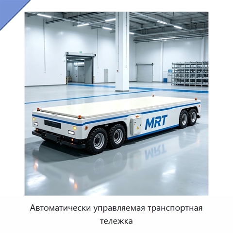 Автоматически управляемая транспортная тележка