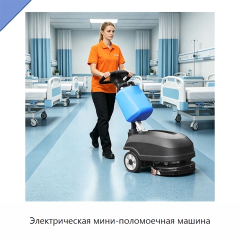 Электрическая мини-поломоечная машина