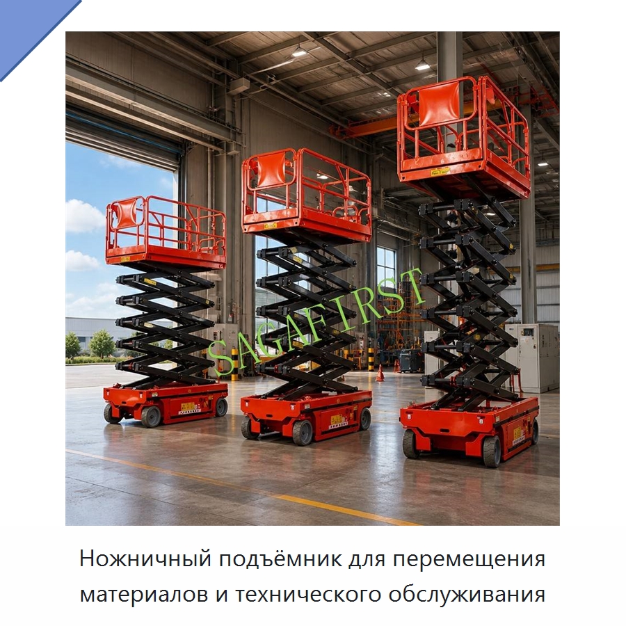 Ножничный подъёмник для перемещения материалов и технического обслуживания — Подъемные столы