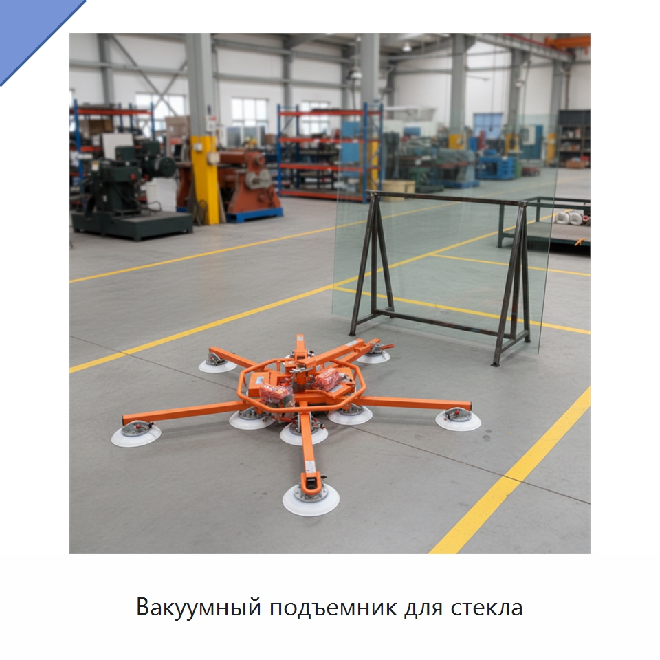 Вакуумный подъемник для стекла — Вакуумные грузозахваты