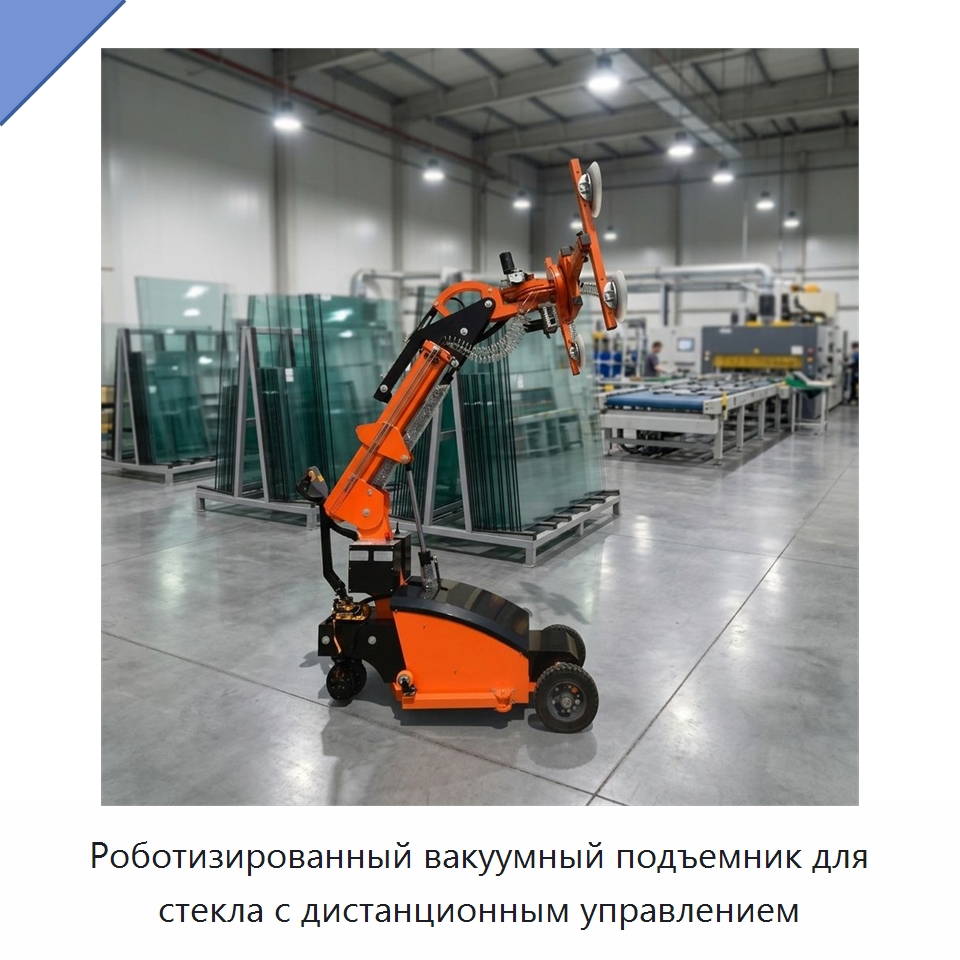 Роботизированный вакуумный подъемник для стекла с дистанционным управлением — Вакуумные грузозахваты