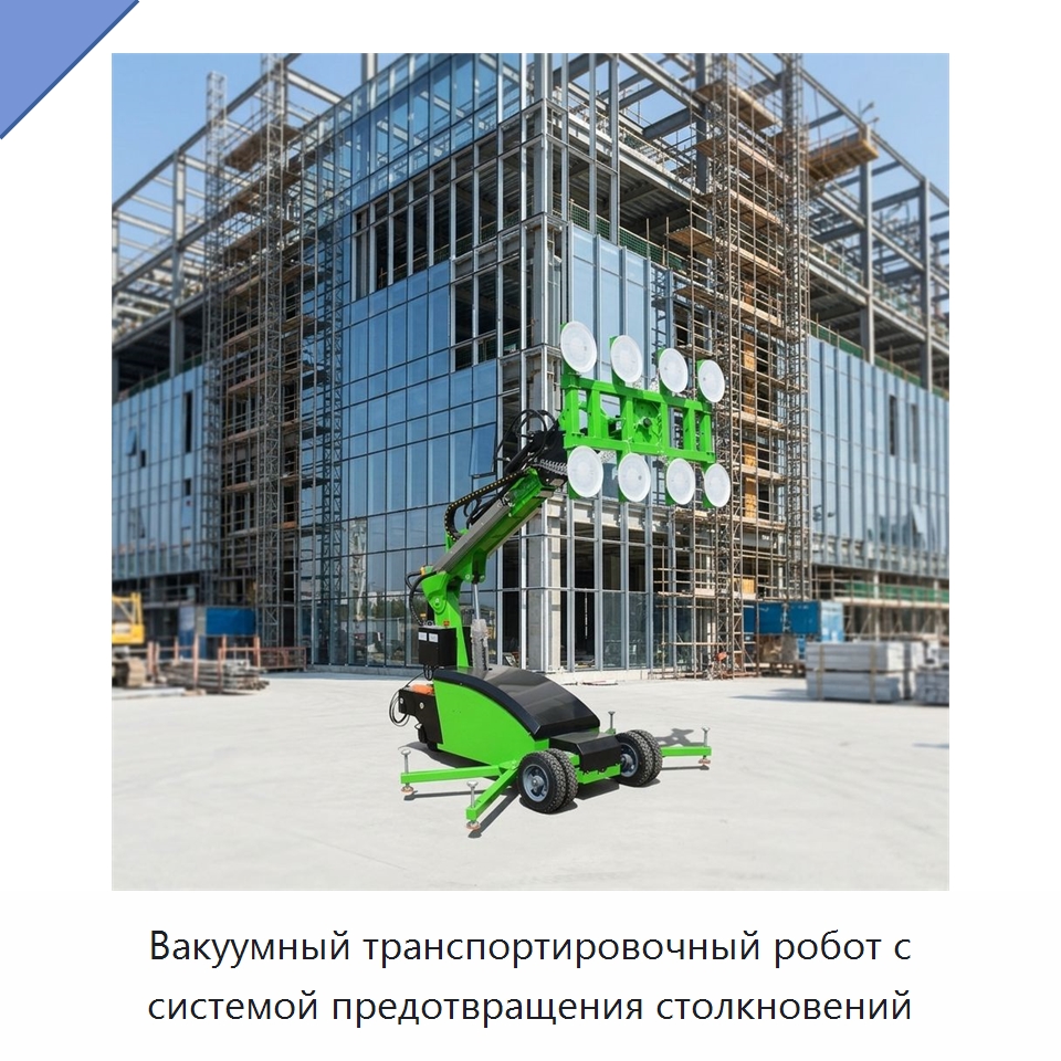 Вакуумный транспортировочный робот с системой предотвращения столкновений — Вакуумные грузозахваты