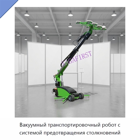 Вакуумный транспортировочный робот с системой предотвращения столкновений