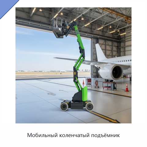 Мобильный коленчатый подъёмник