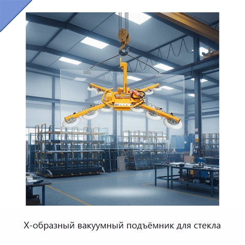 X-образный вакуумный подъёмник для стекла