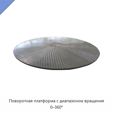 Поворотная платформа с диапазоном вращения 0–360°