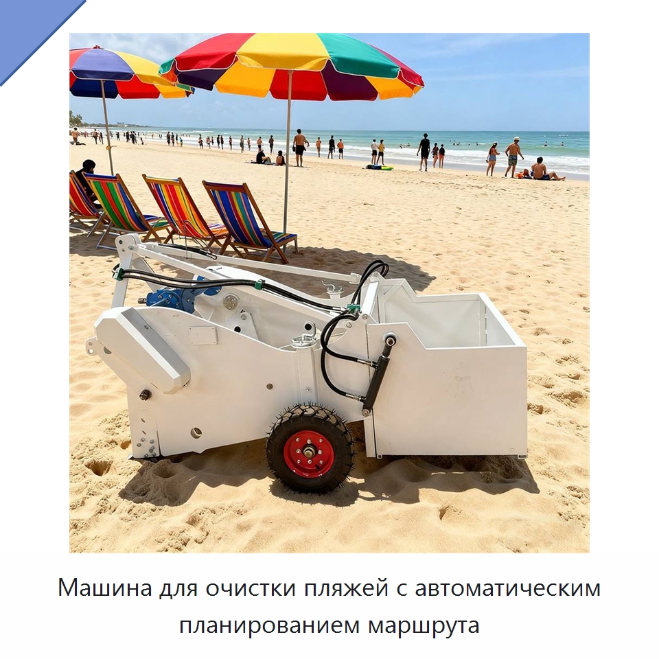 Машина для очистки пляжей с автоматическим планированием маршрута — Горнодобывающее оборудование