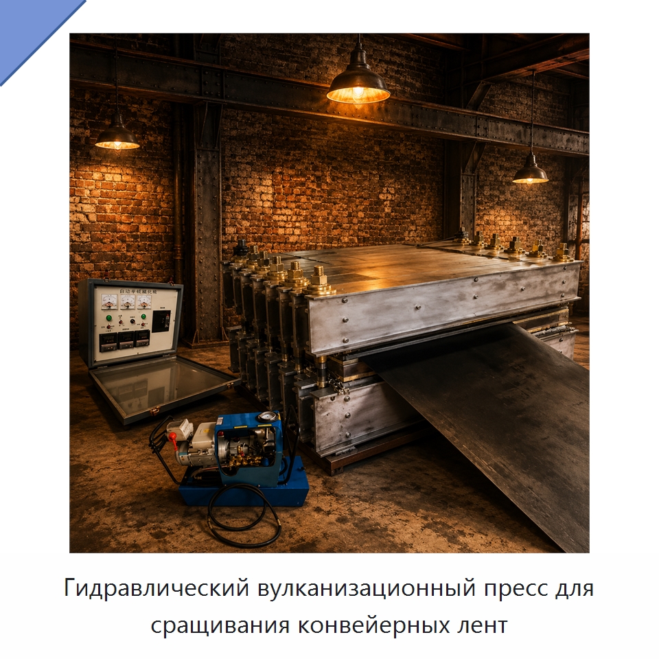Гидравлический вулканизационный пресс для сращивания конвейерных лент — Горнодобывающее оборудование