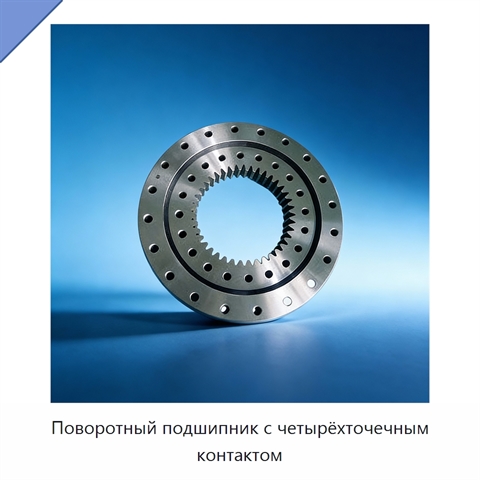 Поворотный подшипник с четырёхточечным контактом