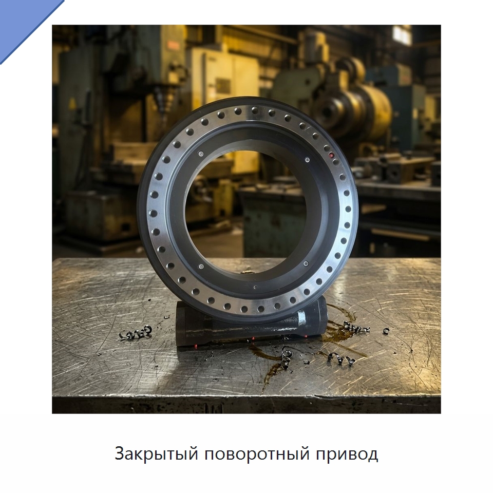 Закрытый поворотный привод — Опорно-поворотные подшипники