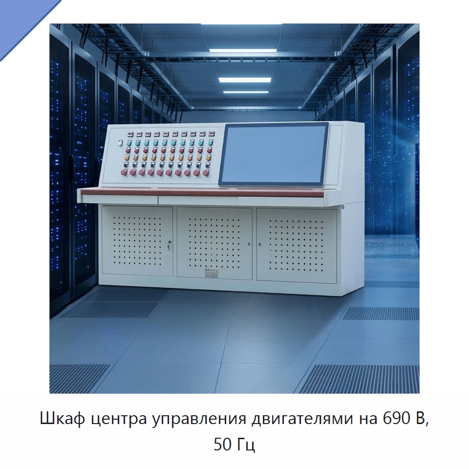 Шкаф центра управления двигателями на 690 В, 50 Гц — Противопожарное оборудование и принадлежности