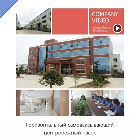 Горизонтальный самовсасывающий центробежный насос