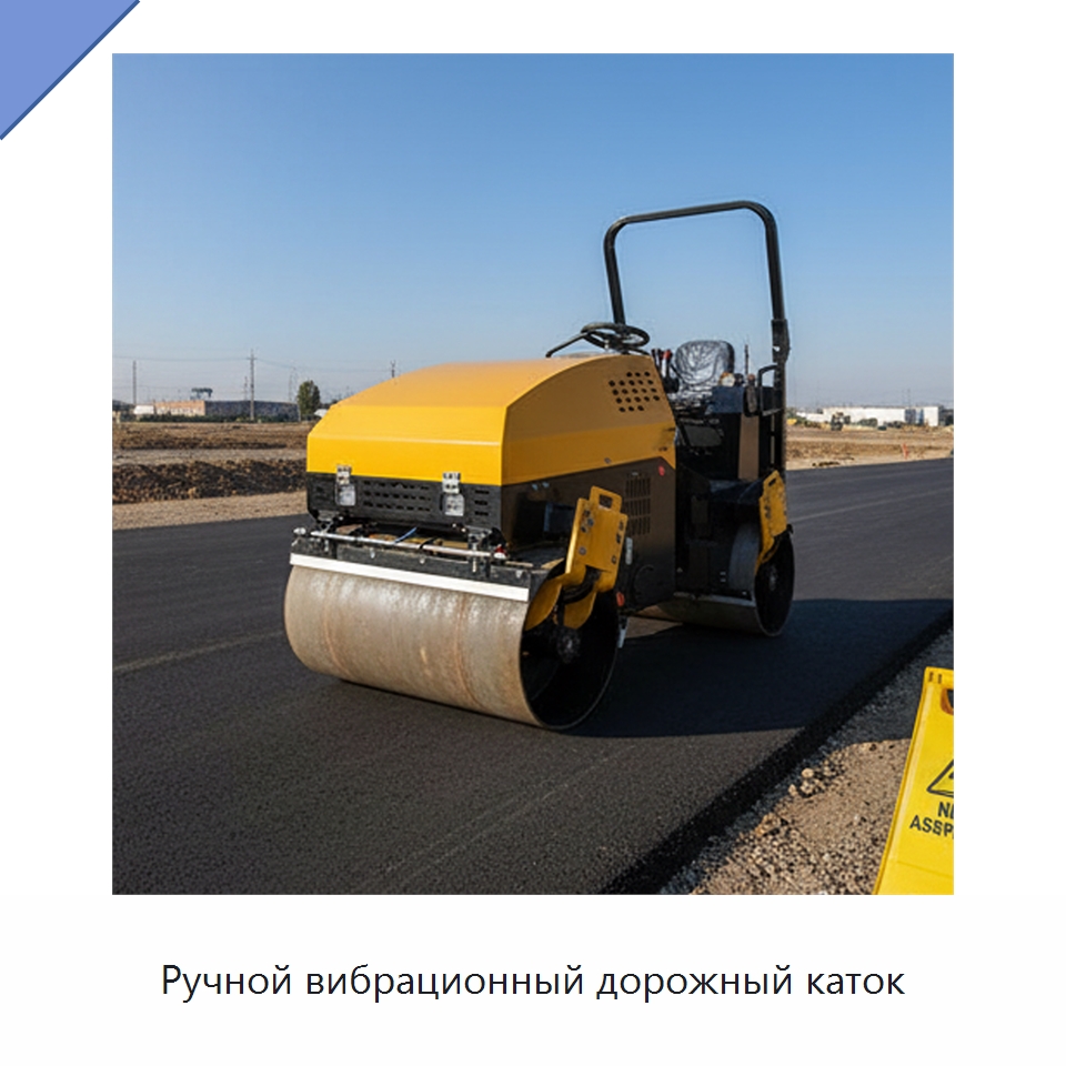 Ручной вибрационный дорожный каток — Дорожная техника