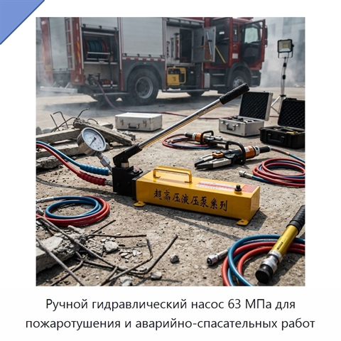 Ручной гидравлический насос 63 МПа для пожаротушения и аварийно-спасательных работ