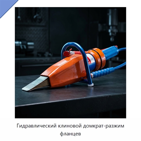 Гидравлический клиновой домкрат-разжим фланцев
