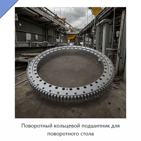 Поворотный кольцевой подшипник для поворотного стола