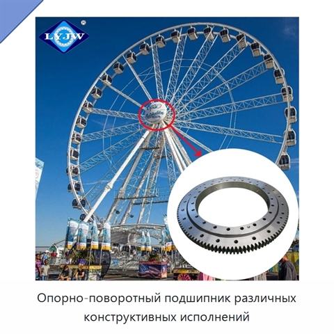 Опорно-поворотный подшипник различных конструктивных исполнений