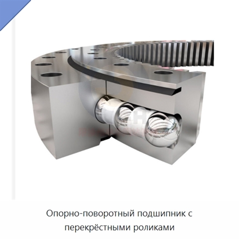 Опорно-поворотный подшипник с перекрёстными роликами