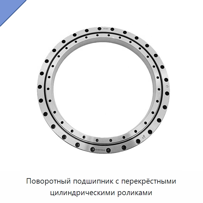 Поворотный подшипник с перекрёстными цилиндрическими роликами — Опорно-поворотные подшипники