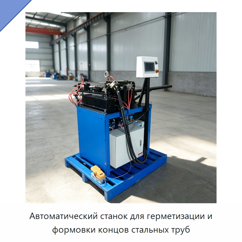 Автоматический станок для герметизации и формовки концов стальных труб — Станки для обработки труб